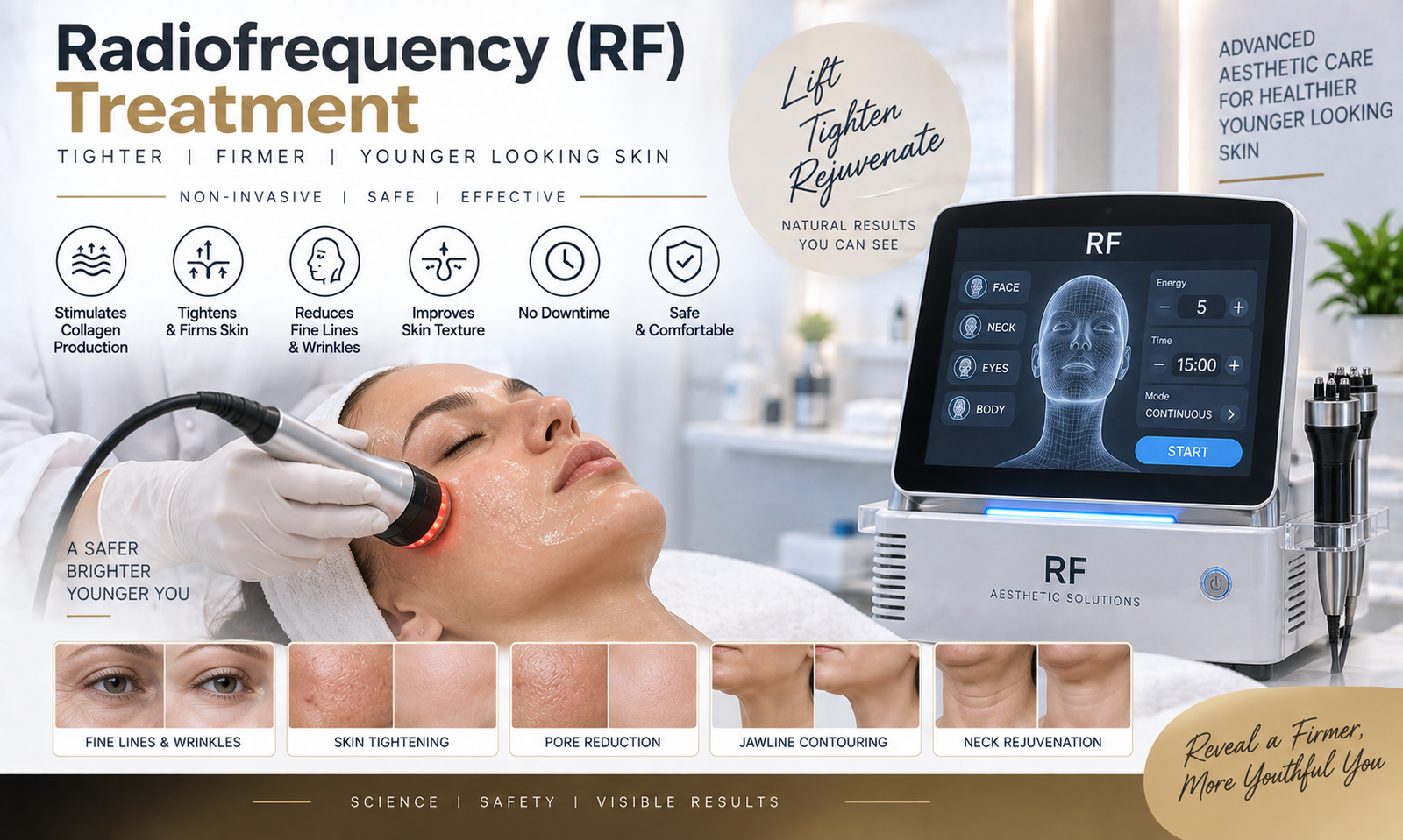 रेडिओफ्रिक्वेन्सी (Radiofrequency RF Treatment)