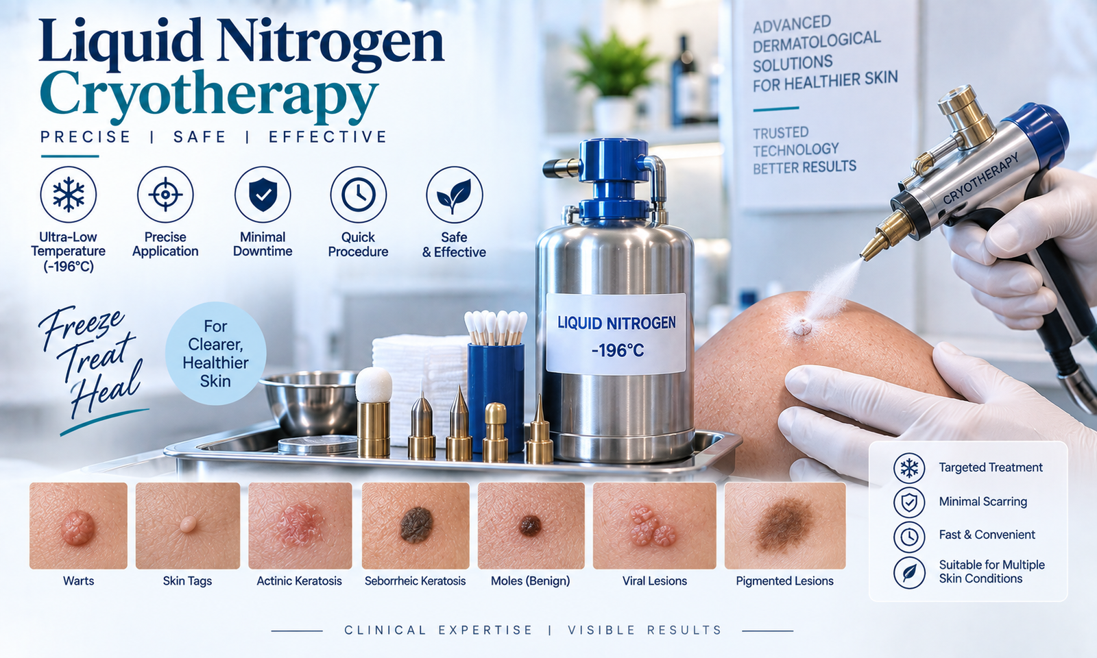क्रायो उपचार (Liquid Nitrogen Cryotherapy)